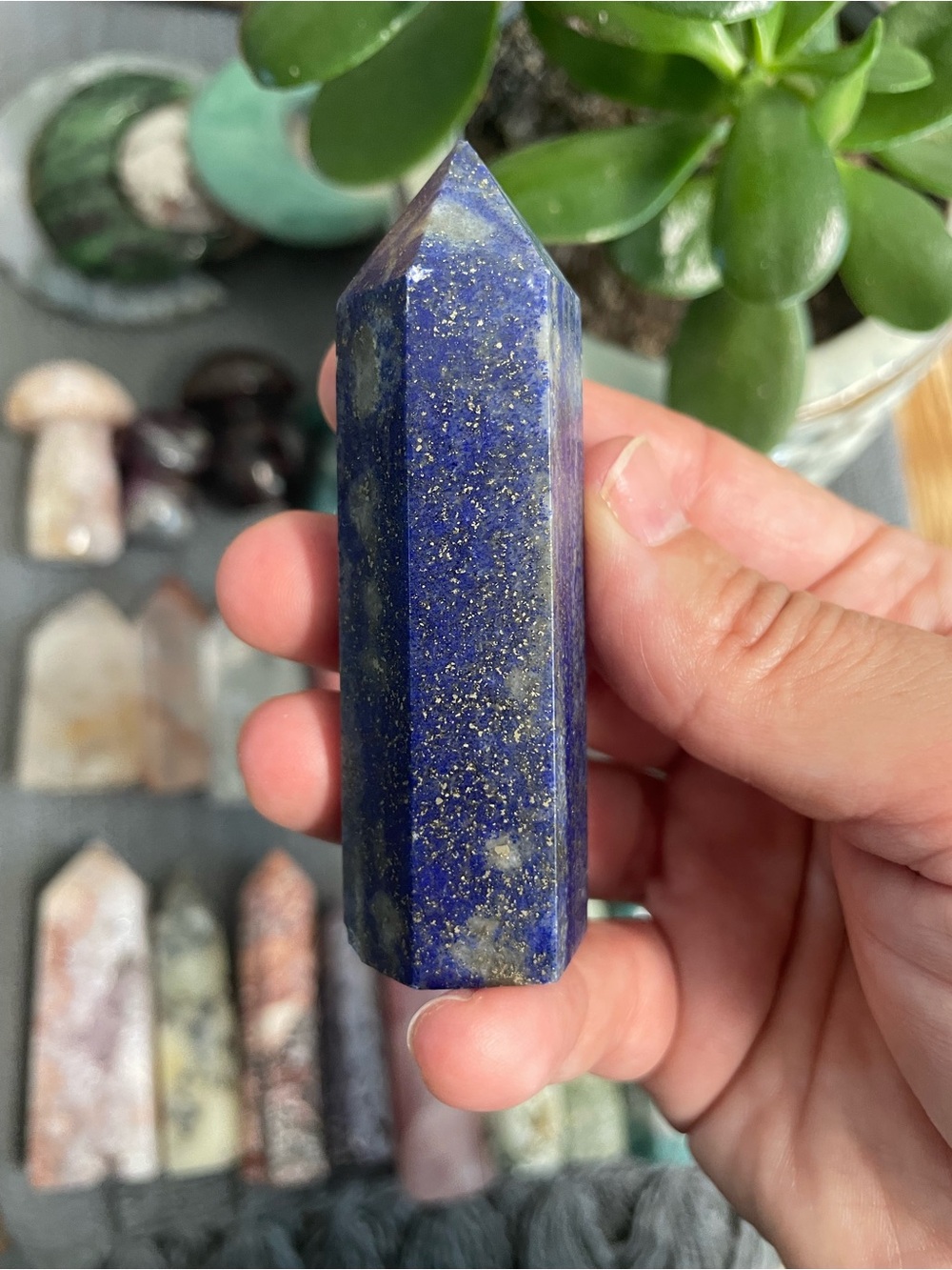 Lapis Lazuli Polished Point - Deep Blue Decorative Accent